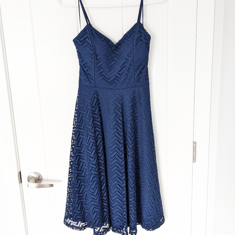 Navy blue dress